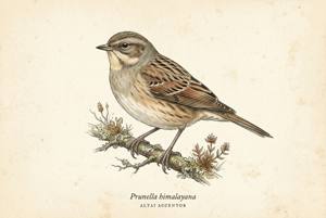 Altai Accentor illustration