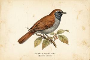 Andean Solitaire illustration