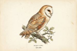 Barn Owl illustration