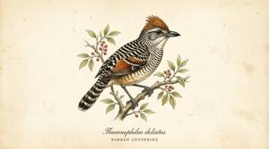 Barred Antshrike illustration