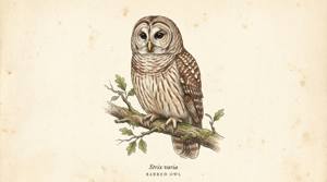 Barred Owl illustration