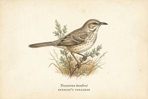 Bendire's Thrasher illustration