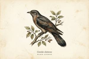 Black Cuckoo illustration