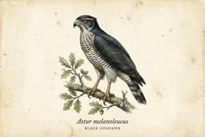Black Goshawk illustration