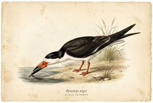 Black Skimmer illustration