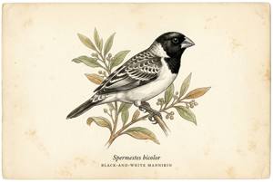 Black-and-white Mannikin illustration