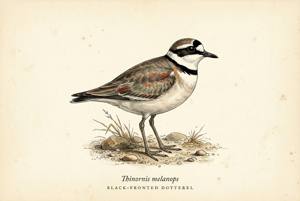 Black-fronted Dotterel illustration