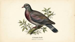 Bolle's Pigeon illustration