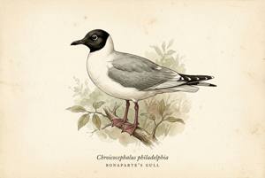 Bonaparte's Gull illustration