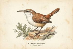 Canyon Wren illustration