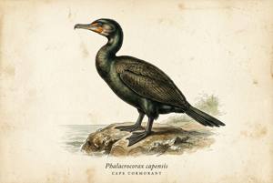 Cape Cormorant illustration