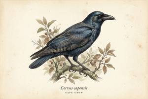 Cape Crow illustration