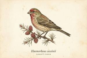Cassin's Finch illustration