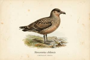 Chilean Skua illustration