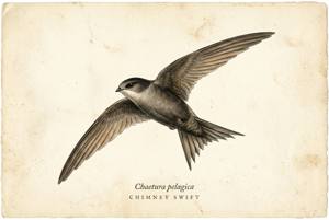 Chimney Swift illustration