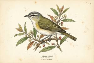 Chivi Vireo illustration