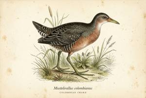 Colombian Crake illustration