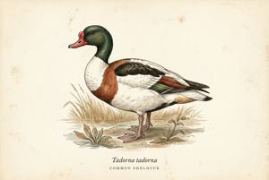 Common Shelduck illustration