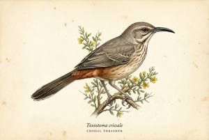 Crissal Thrasher illustration