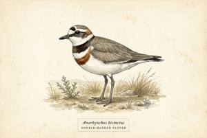 Double-banded Plover illustration