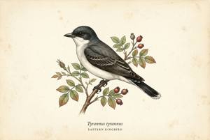 Eastern Kingbird illustration
