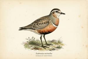 Eurasian Dotterel illustration