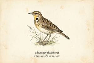 Fülleborn's Longclaw illustration