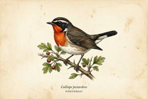 Firethroat illustration