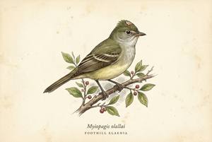 Foothill Elaenia illustration