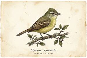 Forest Elaenia illustration