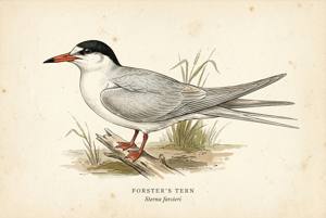 Forster's Tern illustration