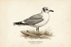 Franklin's Gull illustration