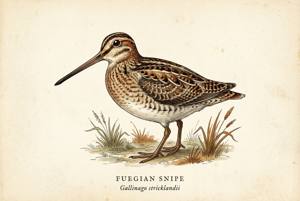 Fuegian Snipe illustration