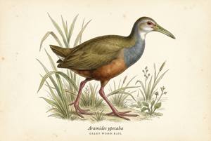 Giant Wood-Rail illustration