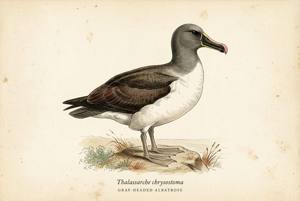 Gray-headed Albatross illustration
