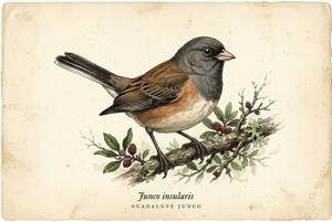 Guadalupe Junco illustration