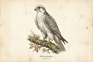 Gyrfalcon illustration