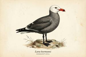 Heermann's Gull illustration