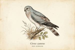 Hen Harrier illustration