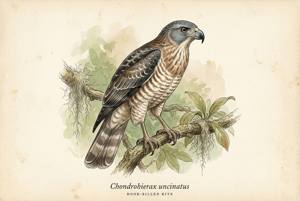 Hook-billed Kite illustration