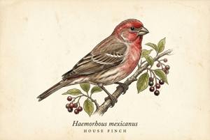 House Finch illustration