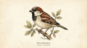 House Sparrow illustration