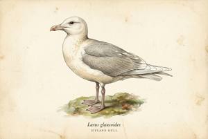 Iceland Gull illustration