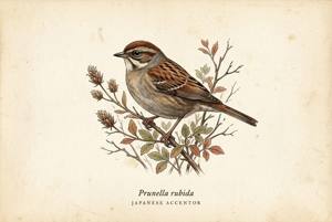 Japanese Accentor illustration