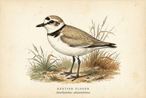 Kentish Plover illustration