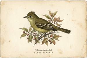 Large Elaenia illustration