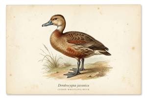 Lesser Whistling-Duck illustration