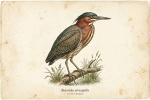 Little Heron illustration