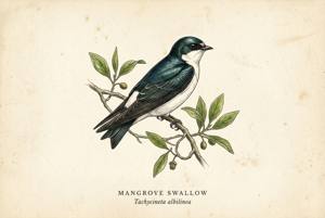 Mangrove Swallow illustration