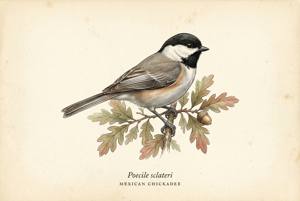 Mexican Chickadee illustration